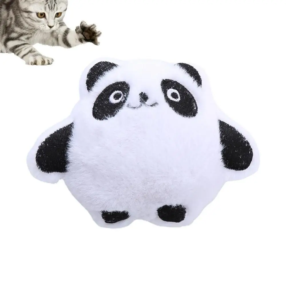 

Cute Plush Cat Mint Toy Panda/Owl/Rabbit/Mouse Plush Cat Molar Teeth Toy Soft Bite Resistant Cat Rattle Paper Toy Molar Teeth