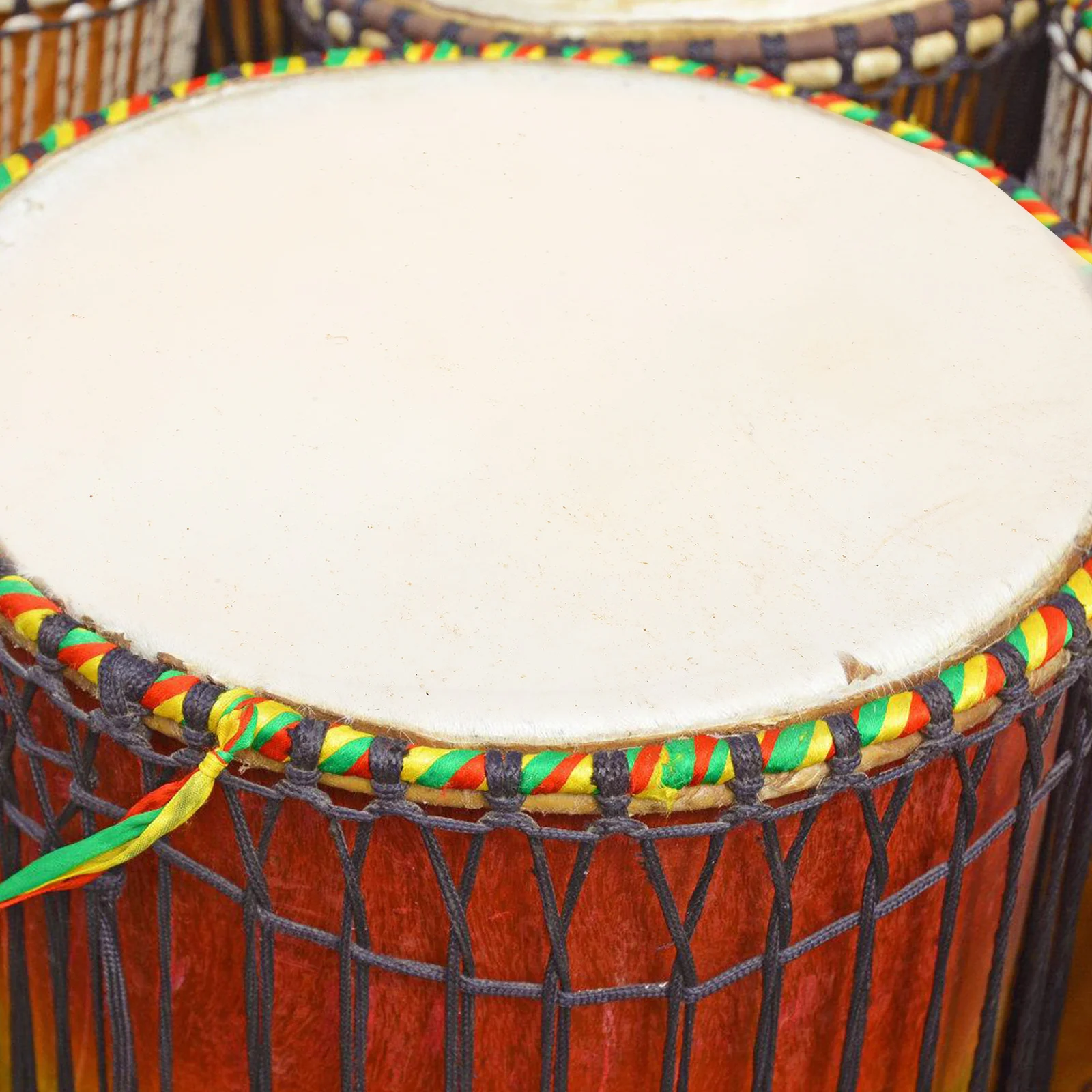 

2 Pcs African Drum Case Skin for Cow Covers Drums Accessories Instrument