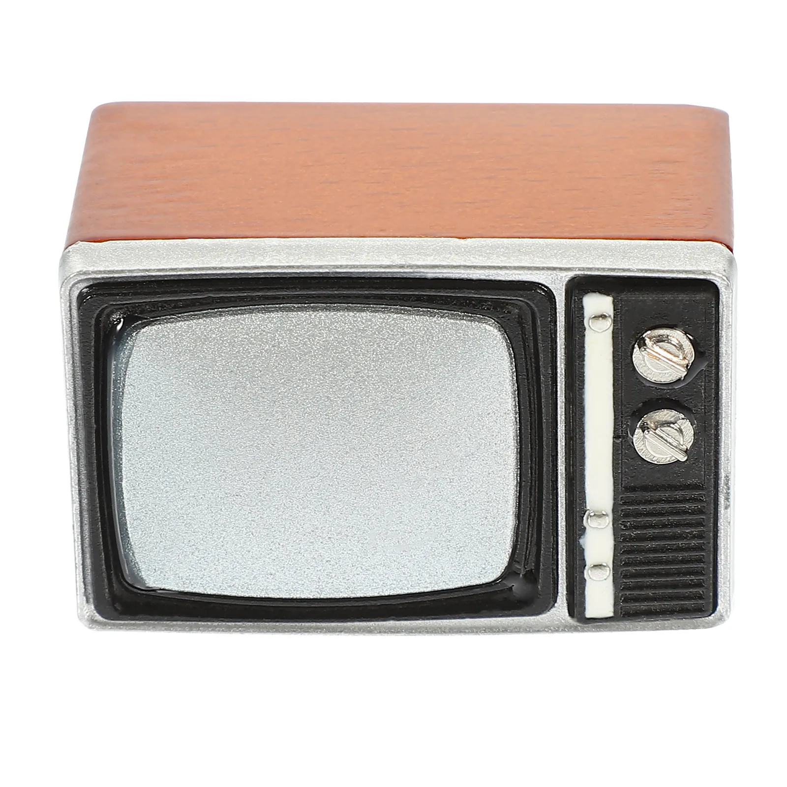 

Изящный миниатюрный ретро-телевизор для декора миниатюрных домиков, аксессуар для тонкой детализации, реквизит для домашнего декора и фотосъемки