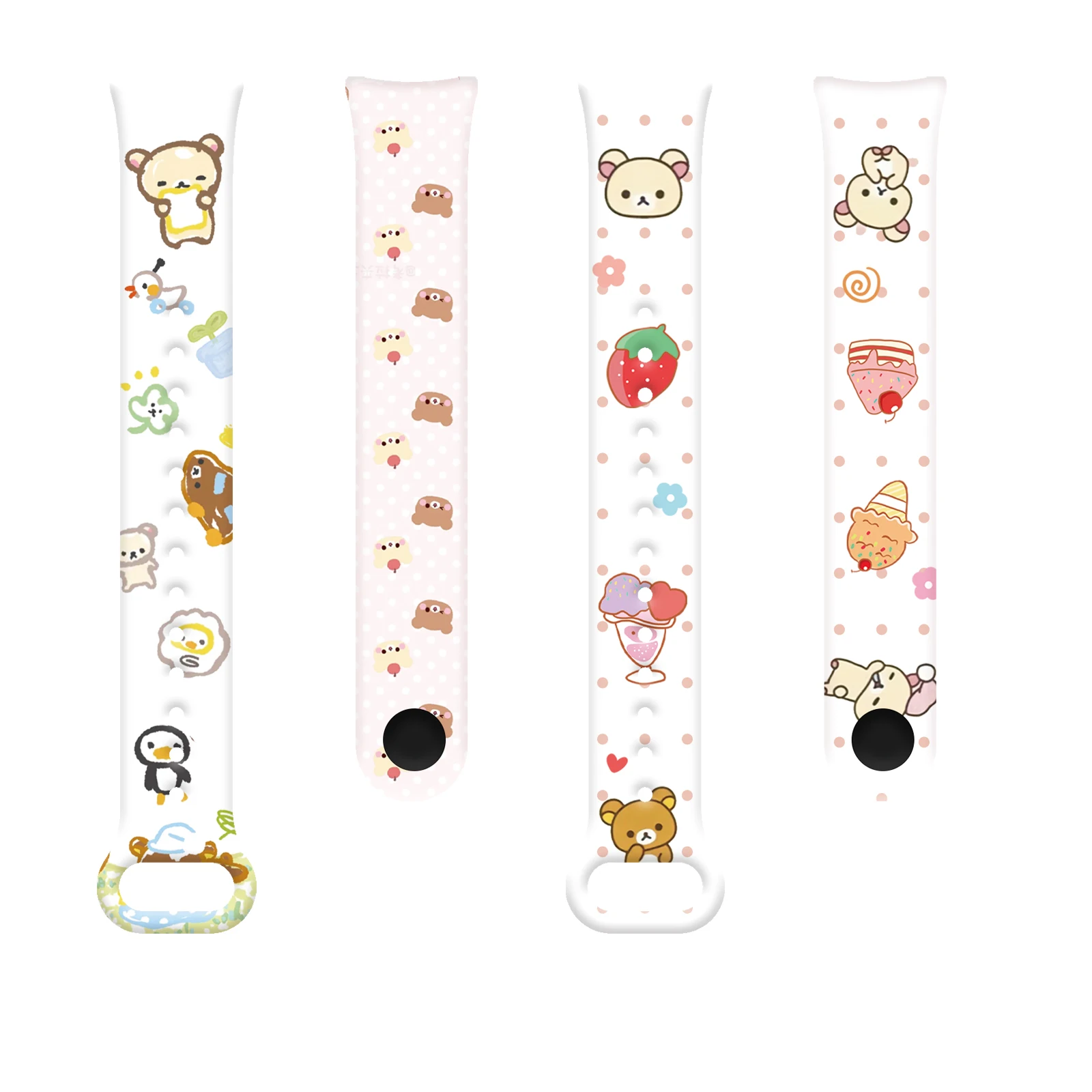 

Relaxed Little Bear for Xiaomi Mi Band 10 9 8 Wrist Strap Replaceable Bracelet for Mi Band 10 9 8 Smart Watchband for Gift
