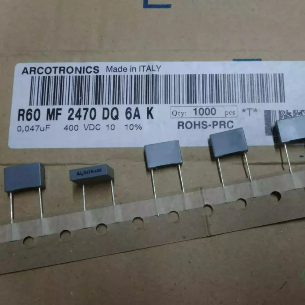 

20pcs/lot AV R60 0.047uf/400V 47nf 473 Brand New 10mm Film Capacitor R60MF2470DQ6AK