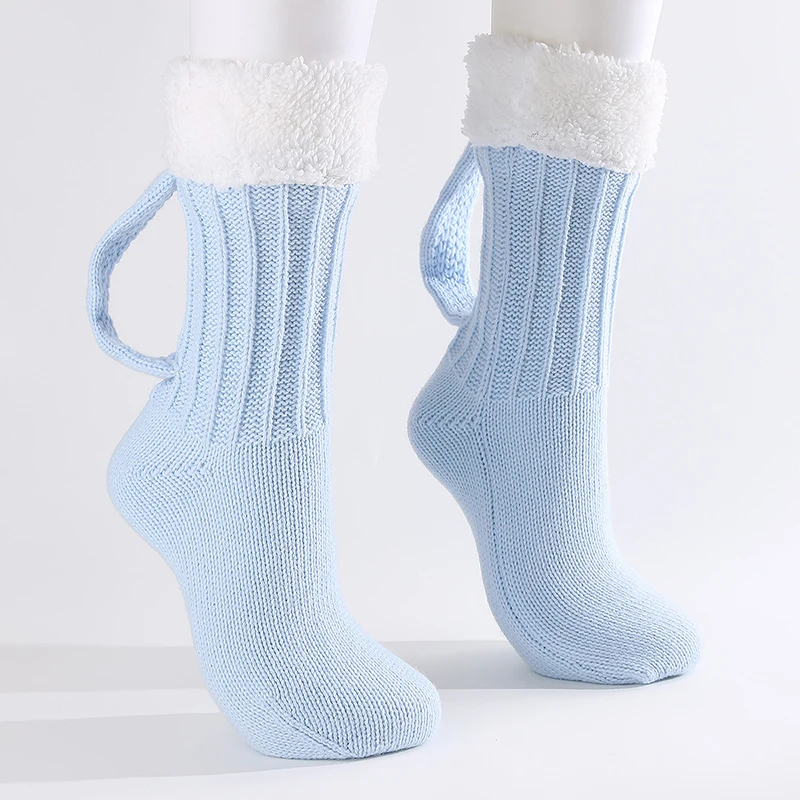 Customized Funny Beer Socks Knitted Warm Floor Socks 3D Beer Mug Socks Knitted Foot Socks Windproof Warm For Autumn Winter