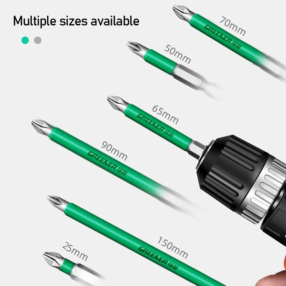 Anti Slip Magnetic Batch Head Cross High Hardness Hand Drill Bit Screw Electric Screwdriver Set 25/50/65/70/90/150mm PH2