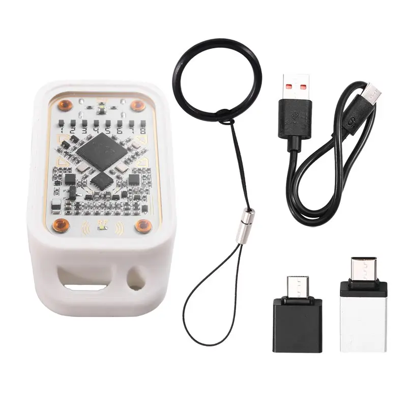 

Эмулятор-ридер RFID-чипов FEDI-Chameleon V3.0, устройство для чтения и записи ID/IC, 125 кГц, 13,56 МГц, копировщик смарт-карт, акриловый корпус