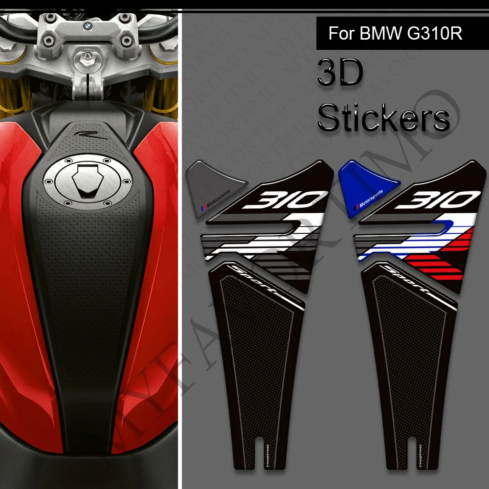 

For BMW G310R G 310 R G310 Tank Pad Side Grips Gas Fuel Oil Kit Knee 3D Stickers Decals Protector 2021 2022 2023 2024 2025