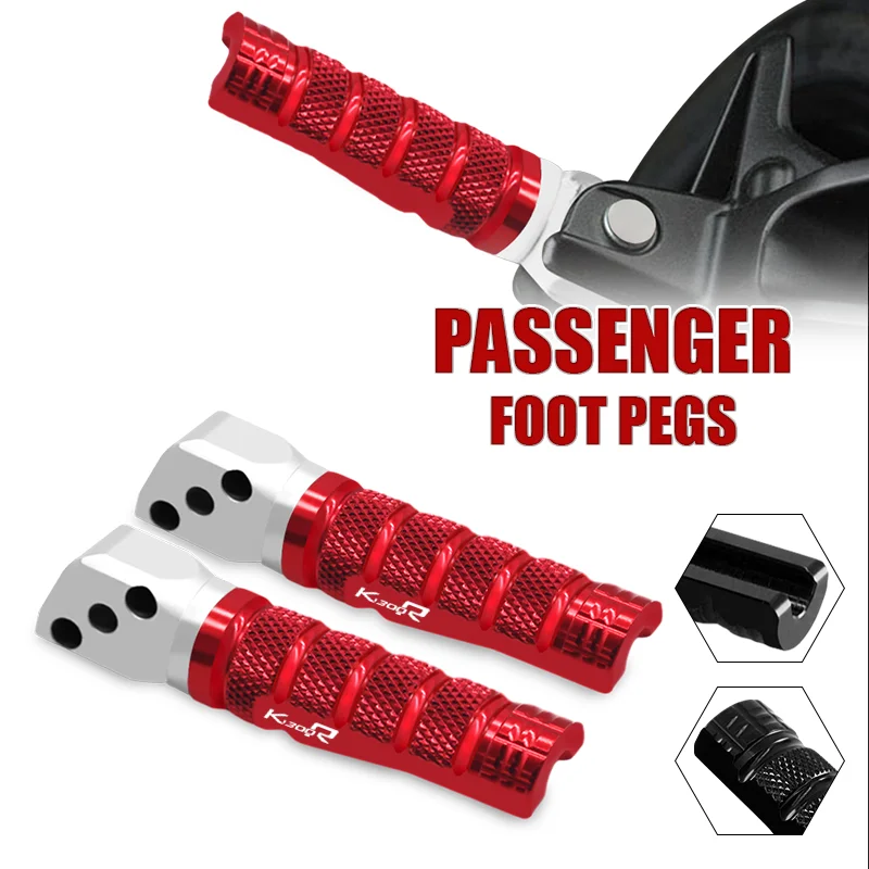 NEW Motorcycle CNC Rear Footrests Passenger Foot Pegs For K1300S K1300R K 1300R 1300S K1300 S/R 2009-2015 CNC Footpeg Pedals Kit