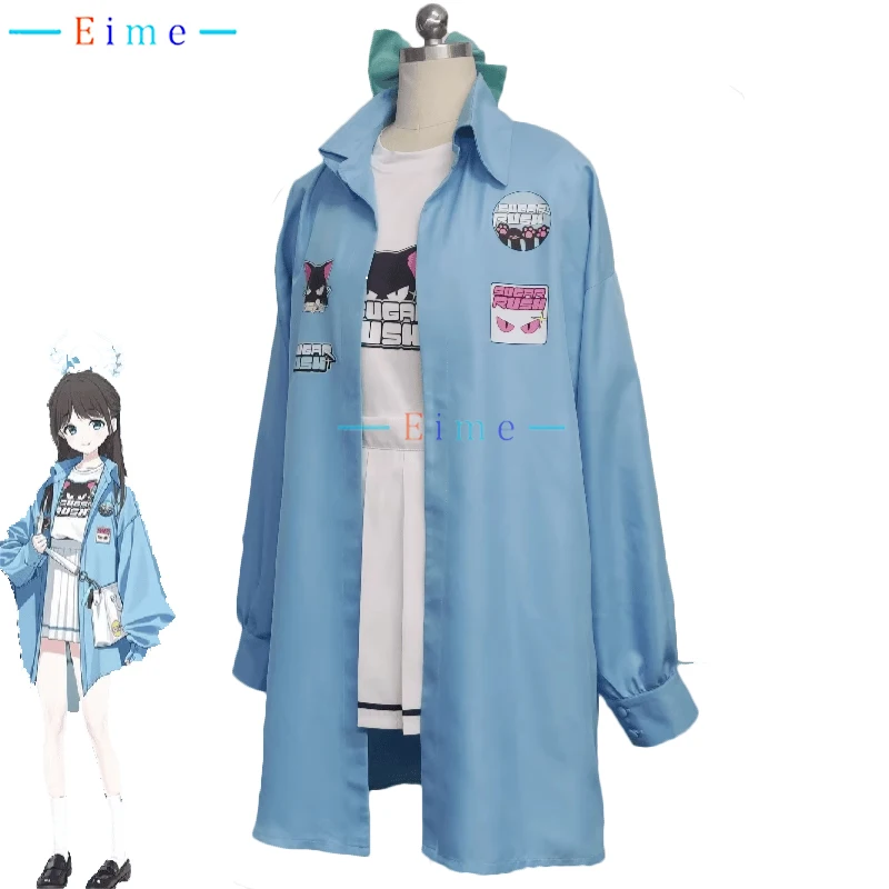 Game Blue Archive Kurimura Airi Cosplay Costume Cute Party Suit Coat Shirt Skirts Halloween Uniforms Casual Wear Custom Made