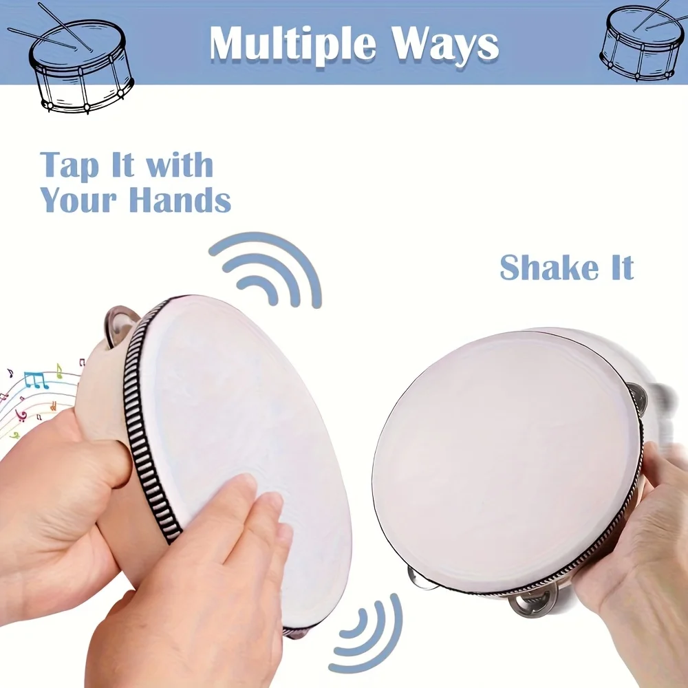 Thumbnail 2 - #39 Compare Wooden Tambourines Before You Buy
