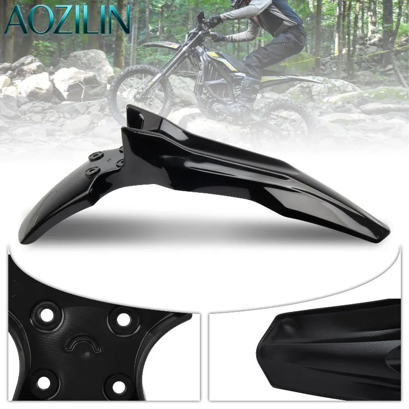 AOZILIN Electric Off-road Motorcycle Front Mudguard Shock Guard Modified Splash Panel Compatible with Ultra Bee