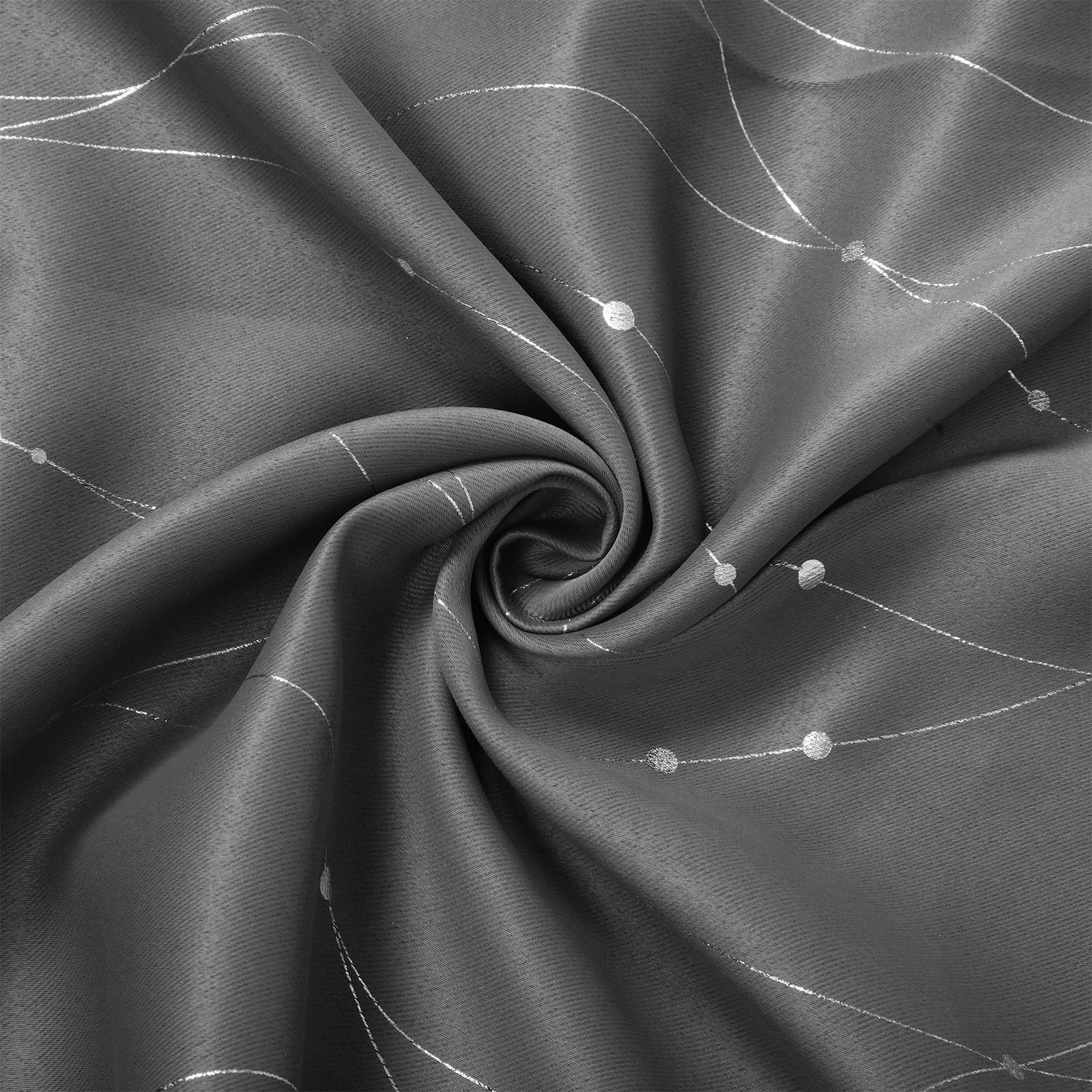 1 قطعة لوحة ستارة التعتيم رمادي جروميت نافذة الستارة لغرفة النوم غرفة المعيشة الشمس حجب غرفة سواد الستائر