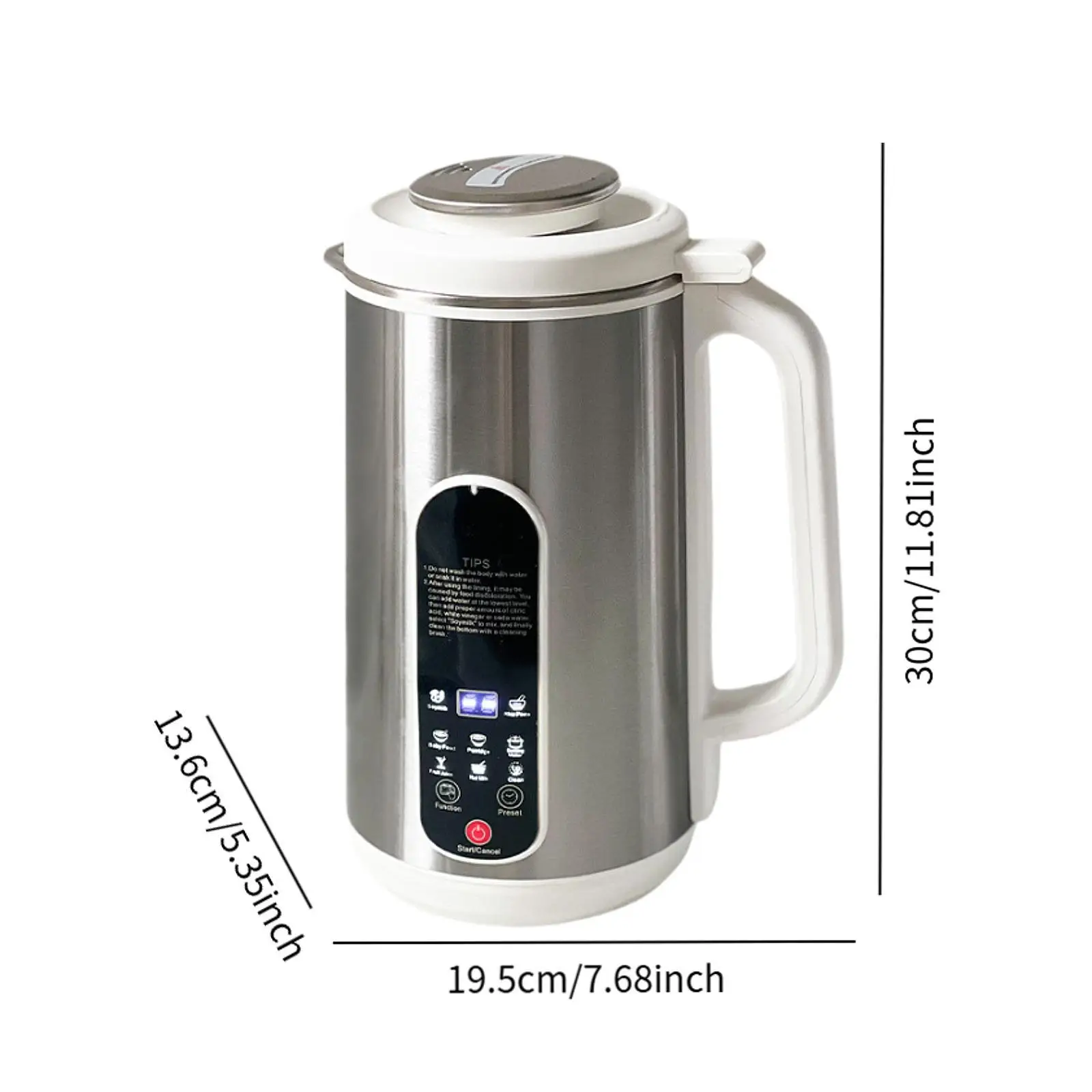 صانع حليب الجوز التلقائي الدفء التنظيف الذاتي سعة كبيرة صانع حليب الصويا صانع اللوز للمشروبات عصير الصويا حليب الشوفان