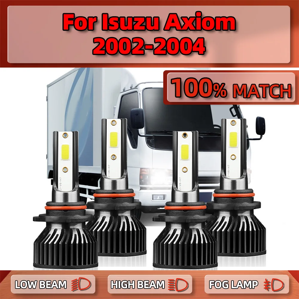 240W Turbo Auto Lamps 40000LM Super Bright LED Headlight Bulbs 12V 6000K White Car Headlamps For Isuzu Axiom 2002 2003 2004