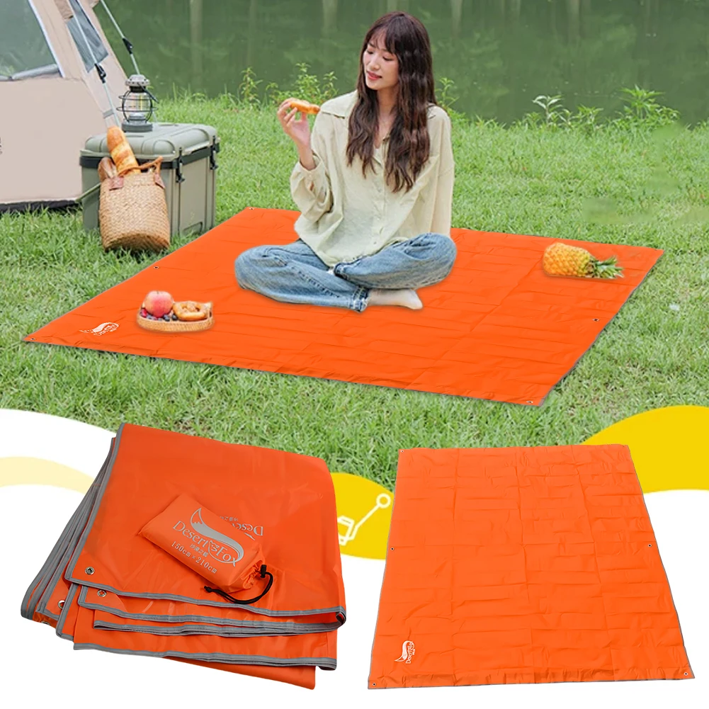 Ultralight Pocket Tent Footprints Beach Tarp Waterproof Outdoor Camping Mat Foldable Picnic Blanket Beach Mat for Camping Hiking