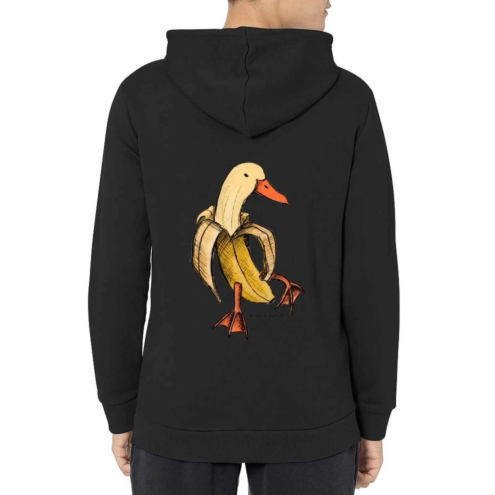 

Duck Banana Hoodie winter clothes men's clothes aesthetic clothing men clothing hoodie man