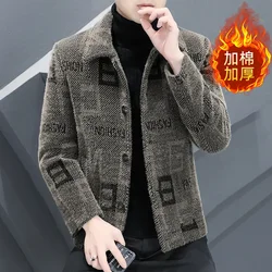 Autumn Winter Wool Blends Jacket Men Short Casual Business Trench Coat Thick Warm Streetwear Overcoat Windbreaker Men Clothing