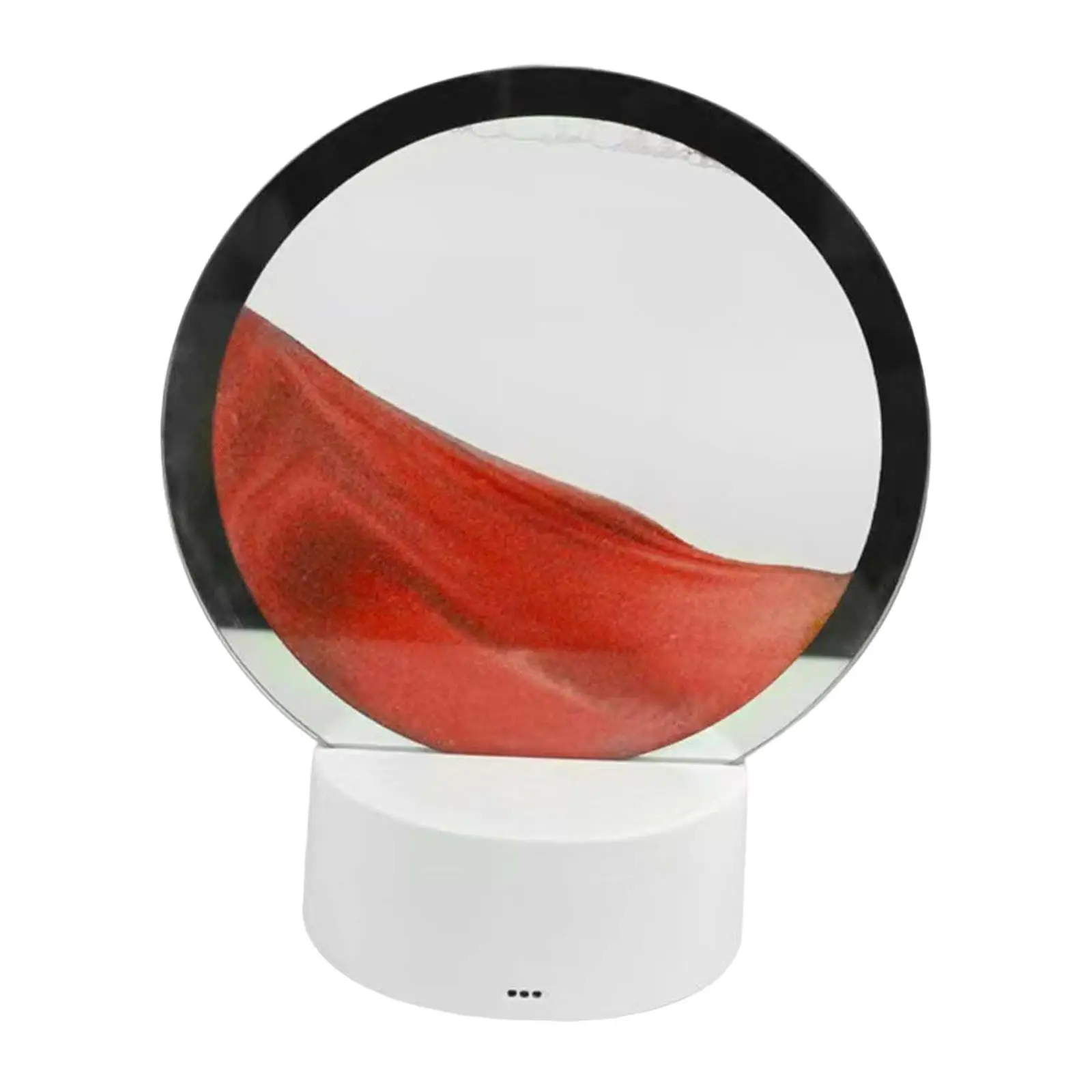 Moving ing Night Light Decoration Lamp Scenery Desktop Round Quick for Bedside