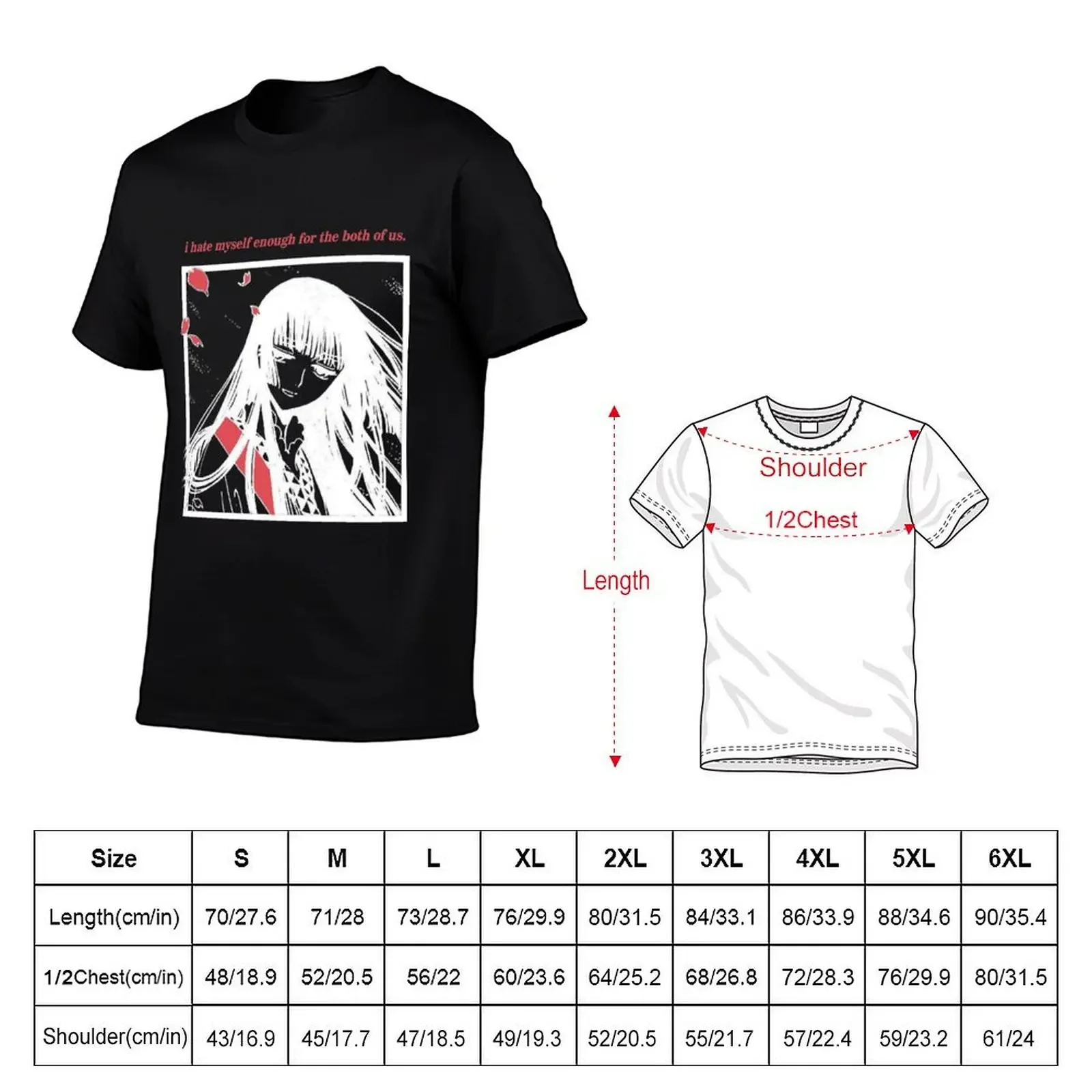 xxxHOLiC ''BOTH OF US'' V1 T-Shirt anime clothes shirts graphic tee oversized graphic tee custom shirt mens t shirt graphic