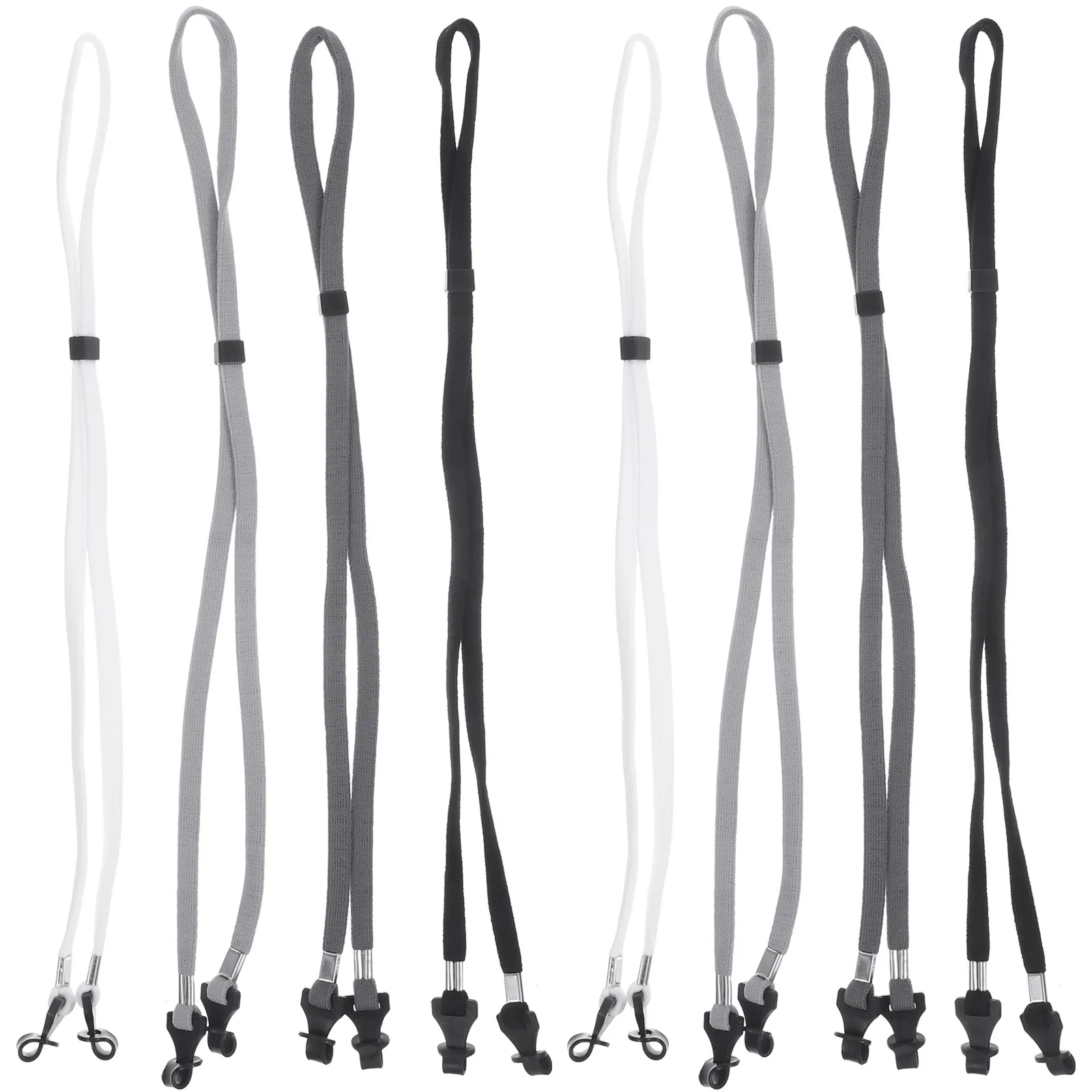 8 قطع من أشرطة النظارات المضادة للانزلاق، مثبتات النظارات الشمسية العائمة القابلة للتعديل، حبال النظارات المرنة مناسبة للشاطئ والرياضات المائية