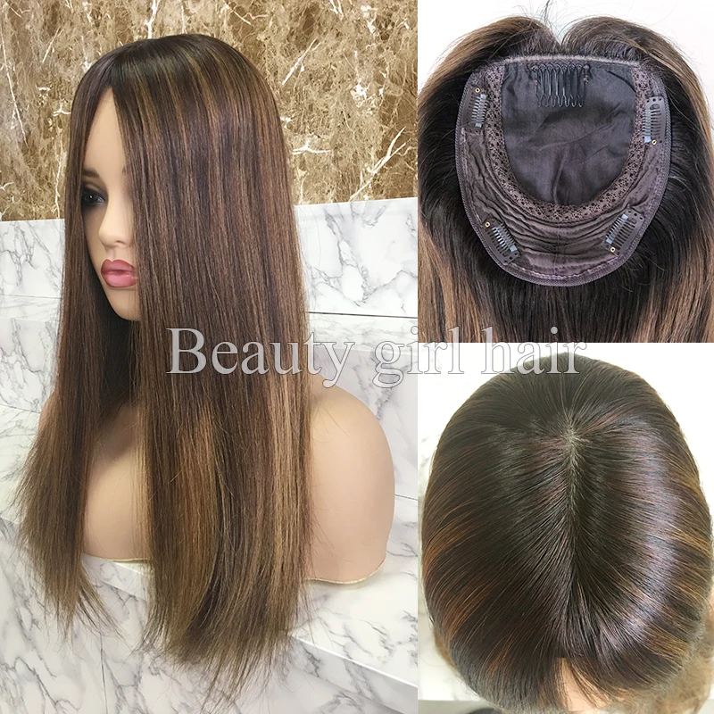 Russian Hair Vendor Blonde French Lace Toupee Full Lace Toupees For Women Blonde Or Mix With Fringe Wavy Topper