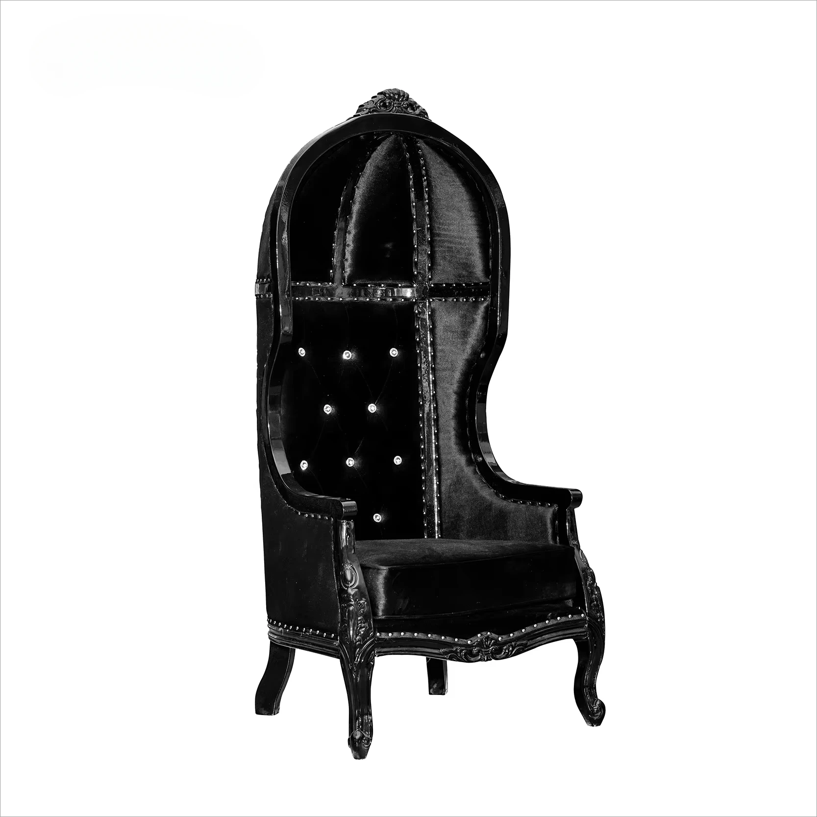 

Canopy Throne Wedding Balloon Chair Event Birdcage Chair Black