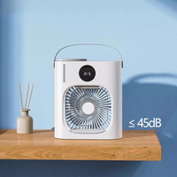 Xiaoda Smart Desktop Cooling Fan 3rd Gear Atomized Water Cooling 900ml Water Tank Low Noise Office Home USB Mini Timing Fan