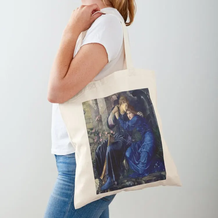 Edward Burne-Jones Love among the ruins Tote Bag personalized tote bag Women's bag free delivery bags tote men