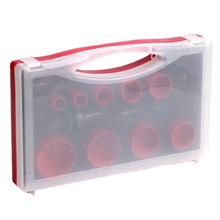 

14-Piece M42 Bimetallic Hole Enlarger Set for Gypsum Board PVC Plastic & Wood Recessed Lighting Hole Cutter Tool Kit