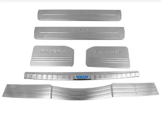 

For Mitsubishi PAJERO V93 V73 V97 V98 2003-2019 stainless steel treshold guard plate trunk treshold guard plate car accessories