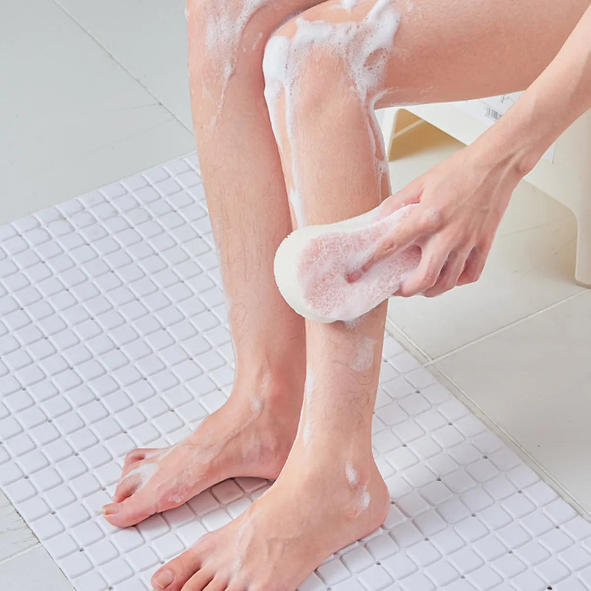 

4pcs Exfoliating Sponge Bathroom Loofah Body Scrub Shower Back Scrubber Sponges Bath Brushes Sponges Scrubbers Bathing Tools