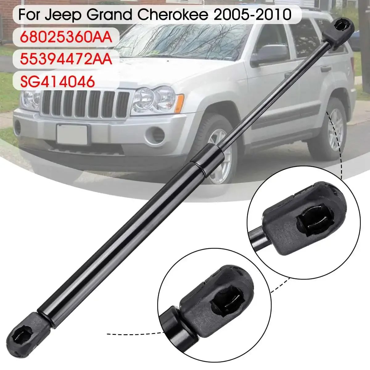 1Pcs Hood Front Engine Lift Support Shock Prop Arm Rod For Jeep Grand Cherokee 2005 2006 2007 2008 2009 2010