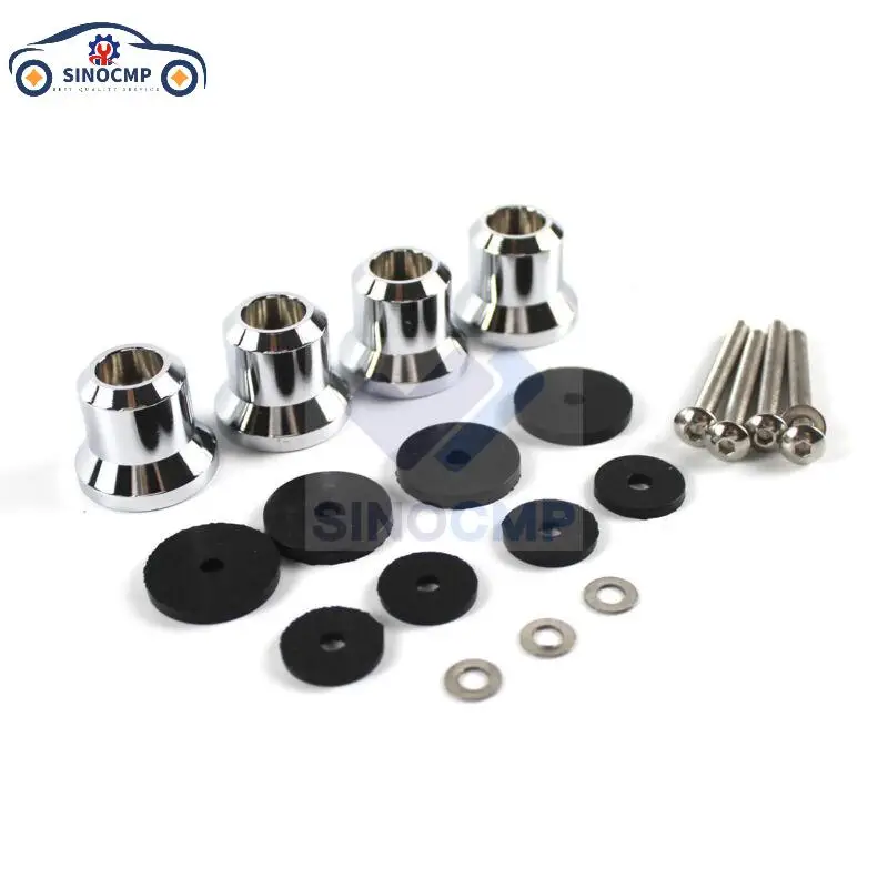 

SINOCMP 1Set 5/8 Luggage Rack Risers Complete Kit For Honda Goldwing GL1800 Models 2001-2017 Car Accessories Part Replacement