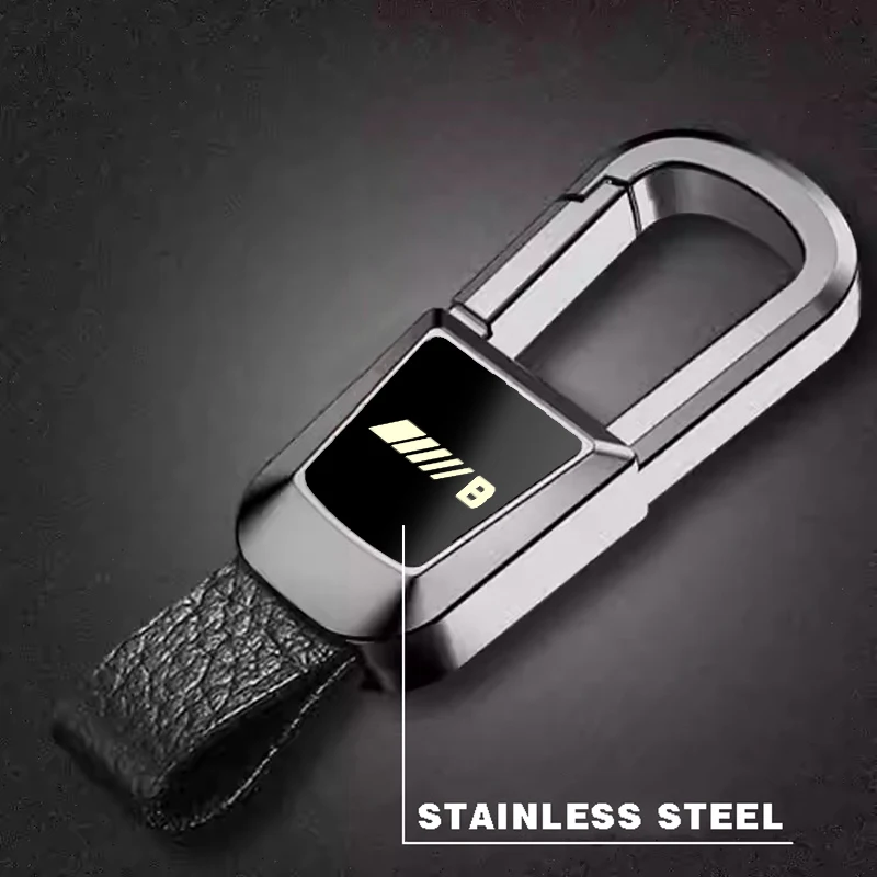 car keychain Alloy Key chain leather key ring for Mercedes Benz AMG A B C E S G R ML