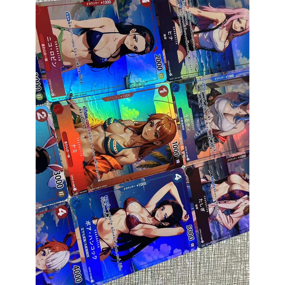 Anime One Piece DIY ACG Yamato UTA Hancock Ulti Kaidou Rare Sexy Collectible Cards Boy Play Toys Christmas Birthday Gifts