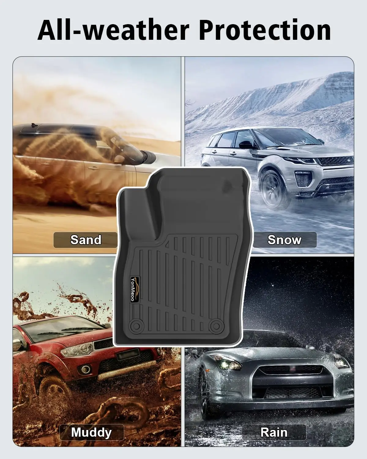 Floor Mats Custom for Nissan Kicks 2025 2026 SV/SR (Not for S) TPE Rubber Floor Liners Trunk Mat for Kicks Accessories