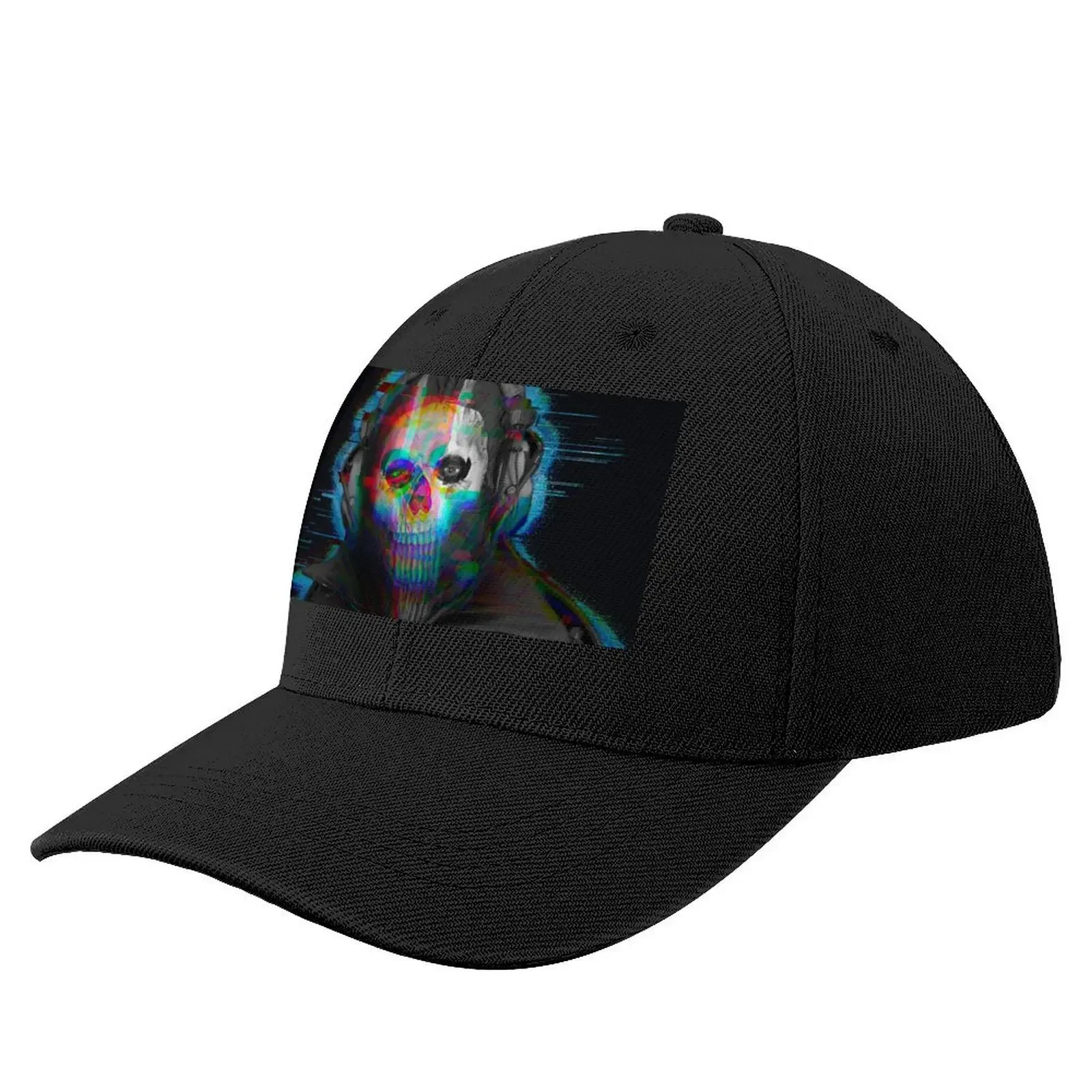 

ghost glitch Baseball Cap luxury caps black Women's Beach Men's