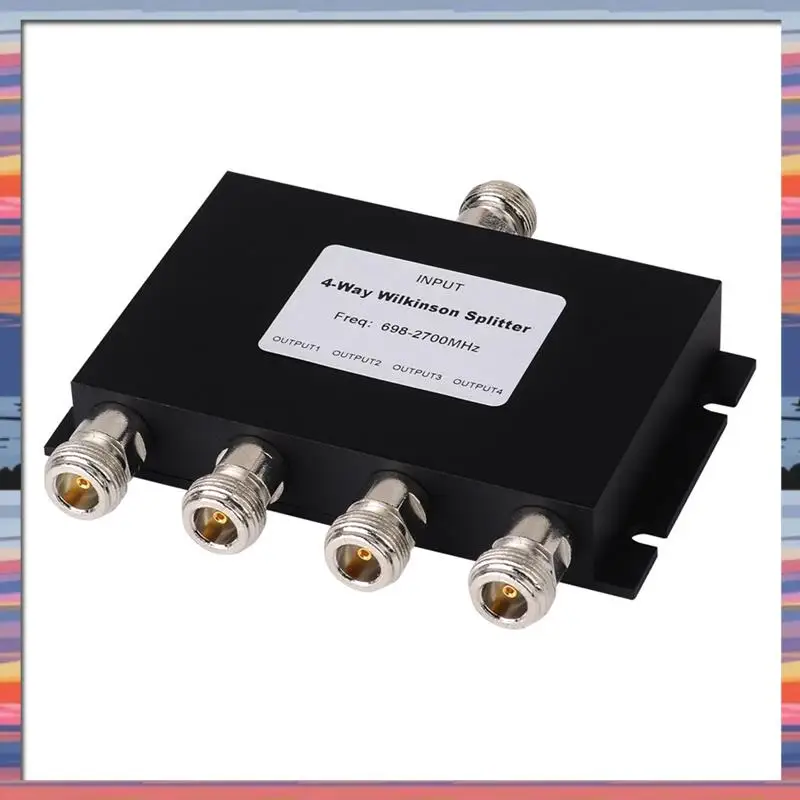 AC18 (مضمون) Gsm 4G Lte W-Cdma FDD مكرر إشارة الهاتف المحمول 4 طريقة Microstrip مقسم الطاقة الفاصل 698-2700Mhz الطاقة Gsm Ante