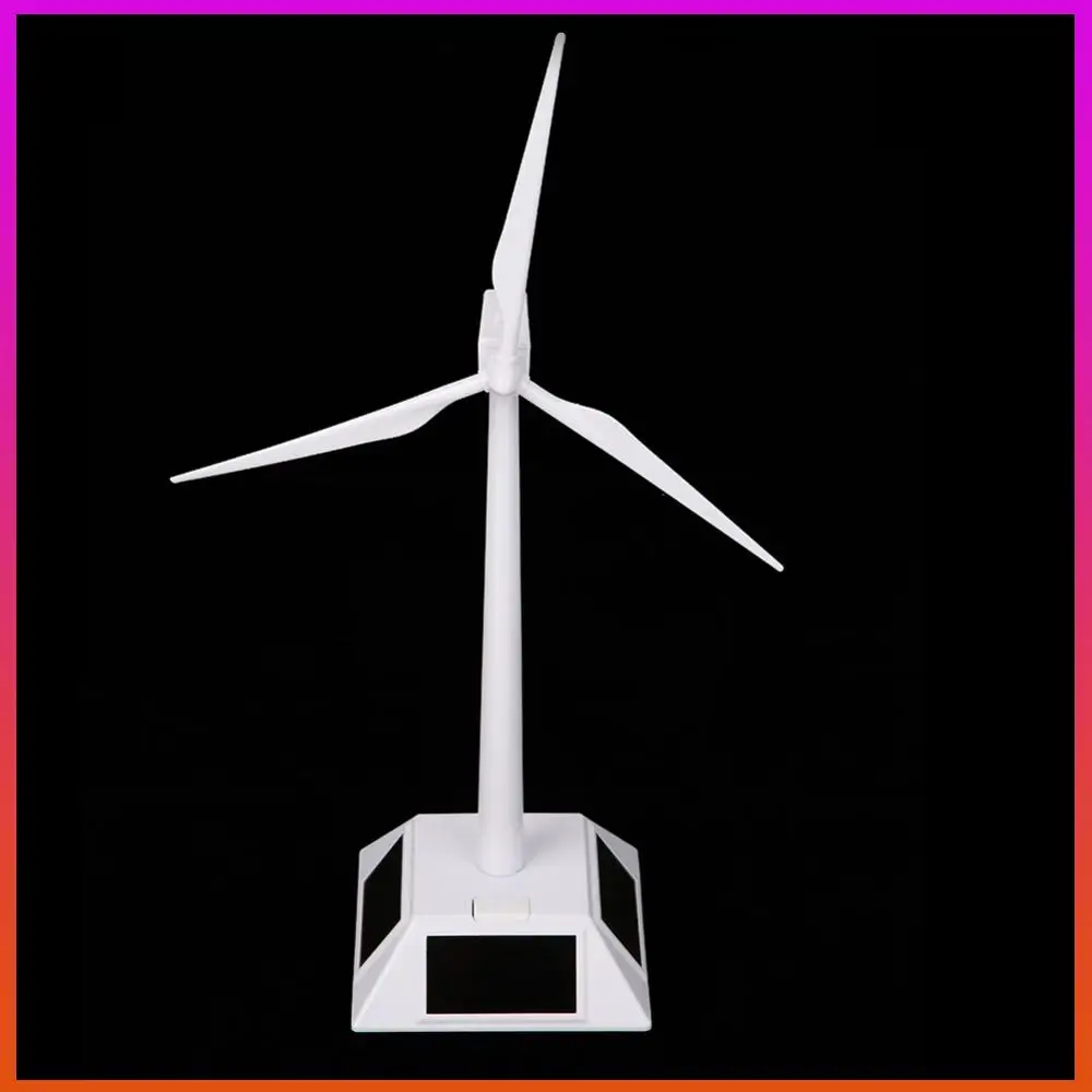 Moinho de vento movido a energia solar modelo moinho de vento brinquedo educacional diy moinho de vento brinquedo desktop decoração para ornamento de jardim