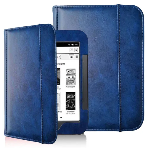 Barnes y Noble Nook Simple Touch funda para lector de libros electrónicos para el modelo BNRV300/BNRV350 fundas protectoras de cuero para libros electrónicos