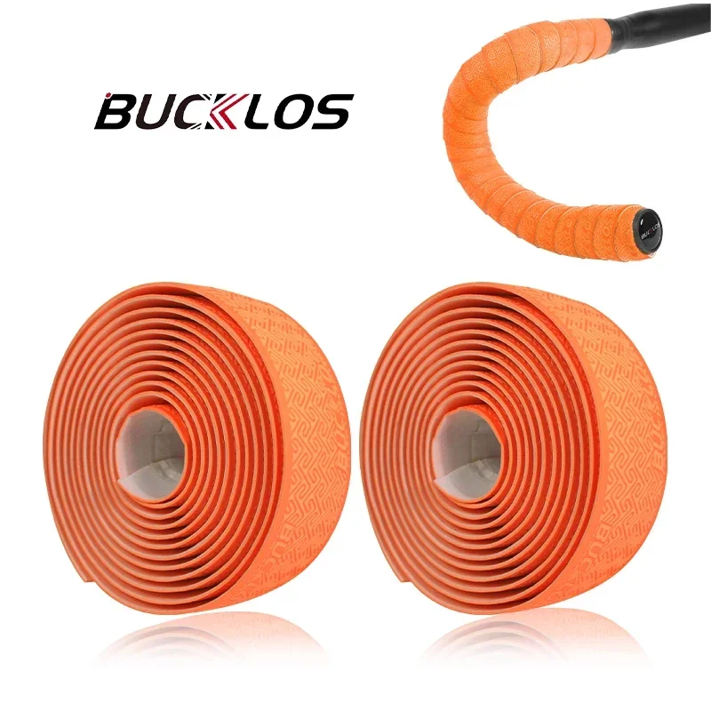 BUCKLOS Rennrad-Lenkerband, rutschfest, für Fahrradgriff, weich, stoßdämpfend, für Rennen, Kies, Radfahren, Lenkerbänder, Wickelgurt