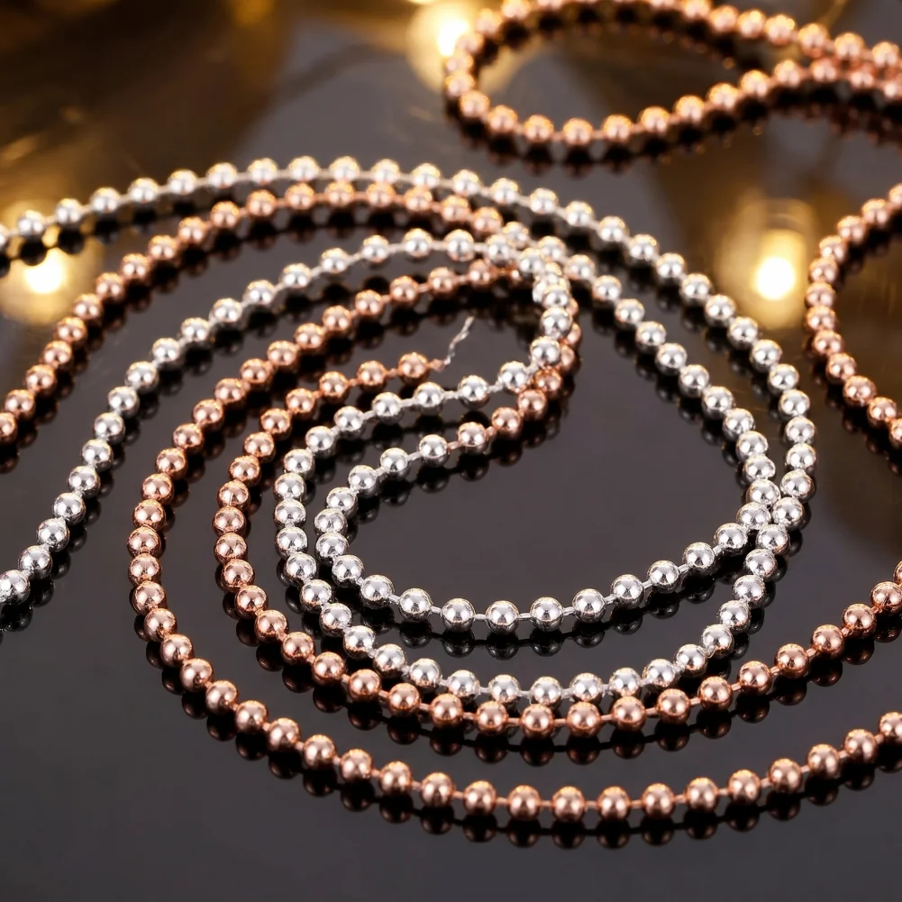 

Lightweight Plastic Bead Necklace 30pcs Colorful Plastic Beaded Necklaces with Safety Buckle Assorted Pearl Strands Party Favors