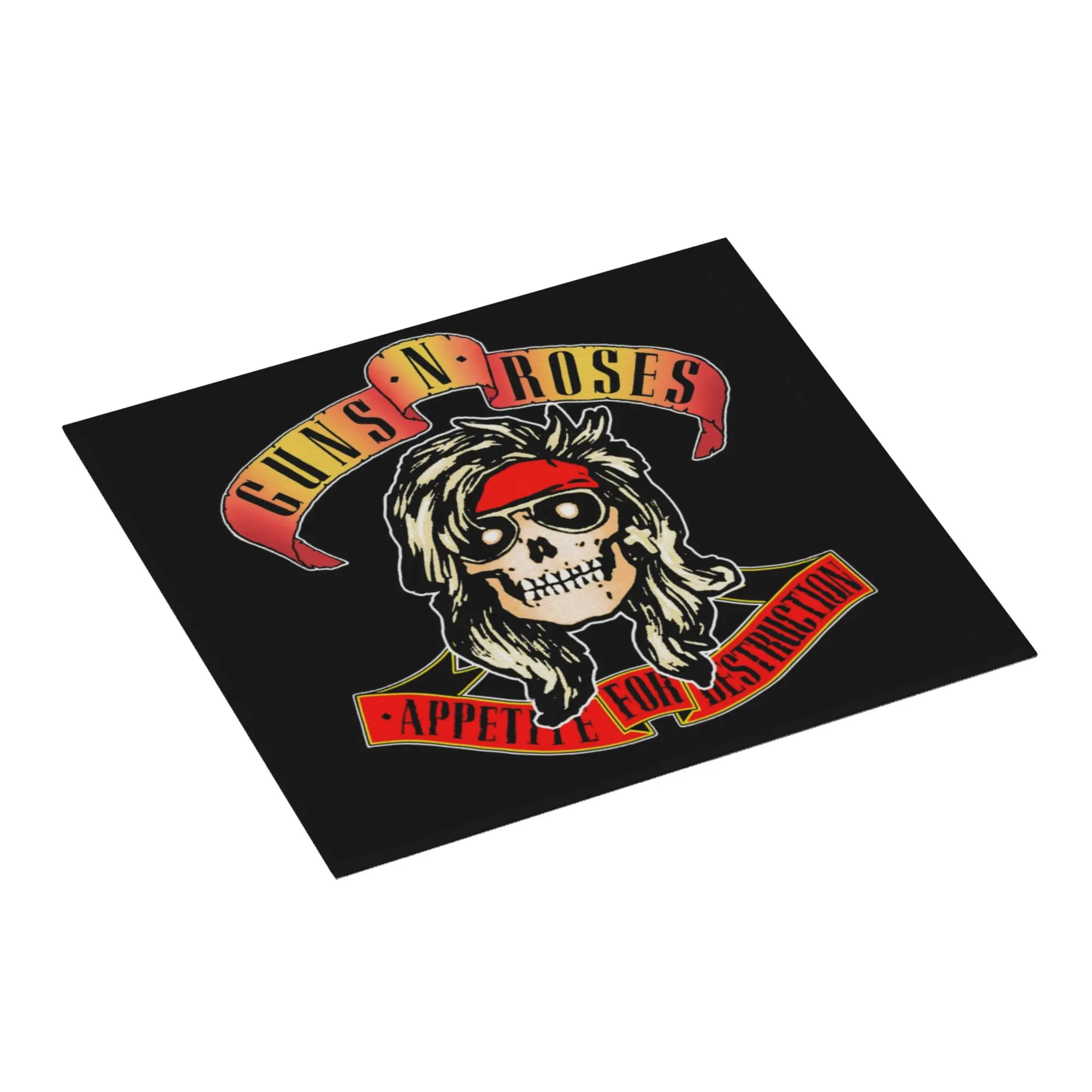 Drying Mat For Kitchen Heavy Metal Guns N Rose Rock Band Barware Tableware Oil Proof Reusable  Washable Kitchen Sink Drying Pad