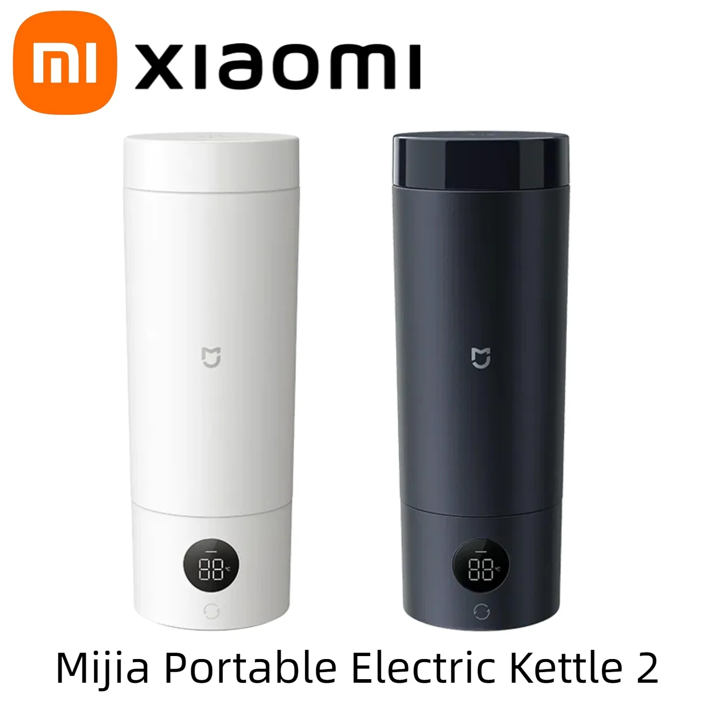 

XIAOMI Mijia Portable Electric Kettle 2 Thermos Cup Fast Water Boiler 350ml Smart Temperature Insulated Kettle Travel 110V-240V