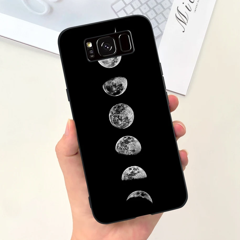 For Samsung Galaxy S8 Plus Case Lovely Heart Flower Slim Soft Silicone Back Cover For Samsung S8 Plus SM-G955F S8+ GalaxyS8 Capa