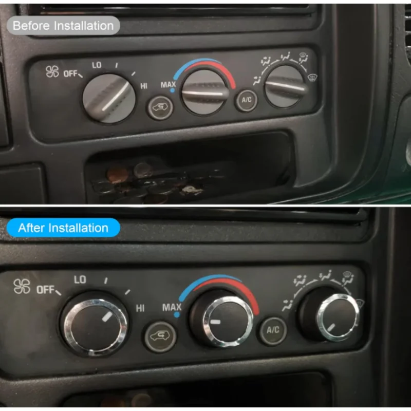 84141127 84793085 Car AC Heater Control Knob Air-con Buttons Switch For Chevrolet Express 1500 For GMC Savana 08-17 SLJ-1167