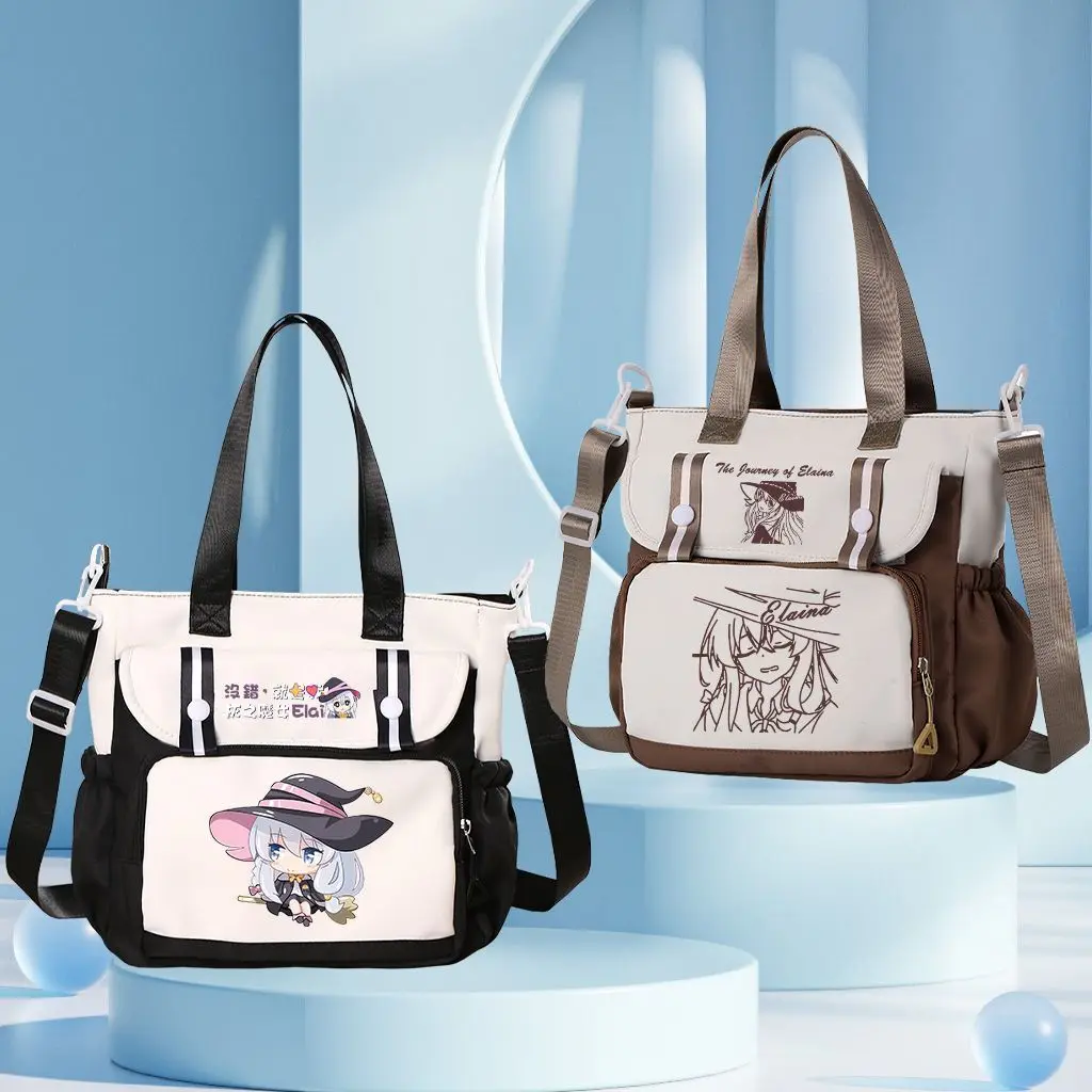 

Witch Journey Anime Merchandise Single Shoulder Irena Two-Dimensional Student Tote Large Capacity Crossbody Tutoring Bag