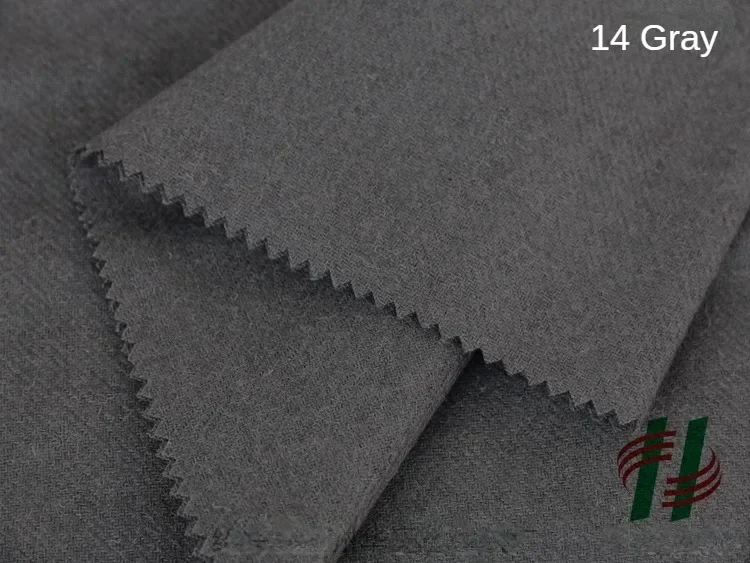 Plain Twill Pattern Woolen Fabric Autumn By The Meter for Dresses Clothing Sewing High Quality Coats Textile Textured Breathable