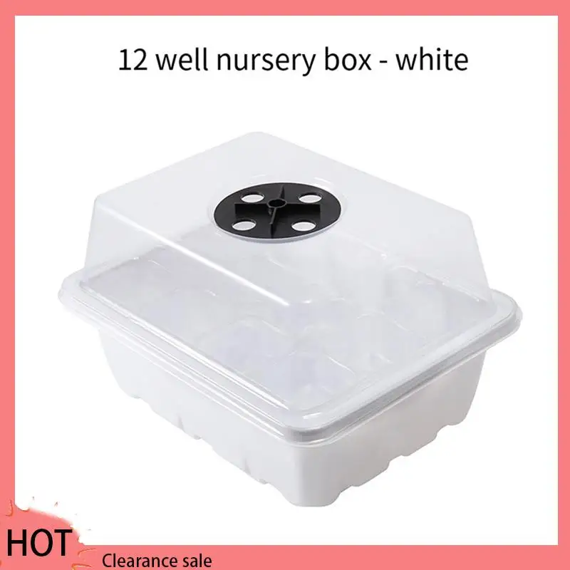

A88Z Seedling Tray, Cell Humidity Adjustable Seed Starting Kit With Dome And Base, Greenhouse Germination Growth Tray