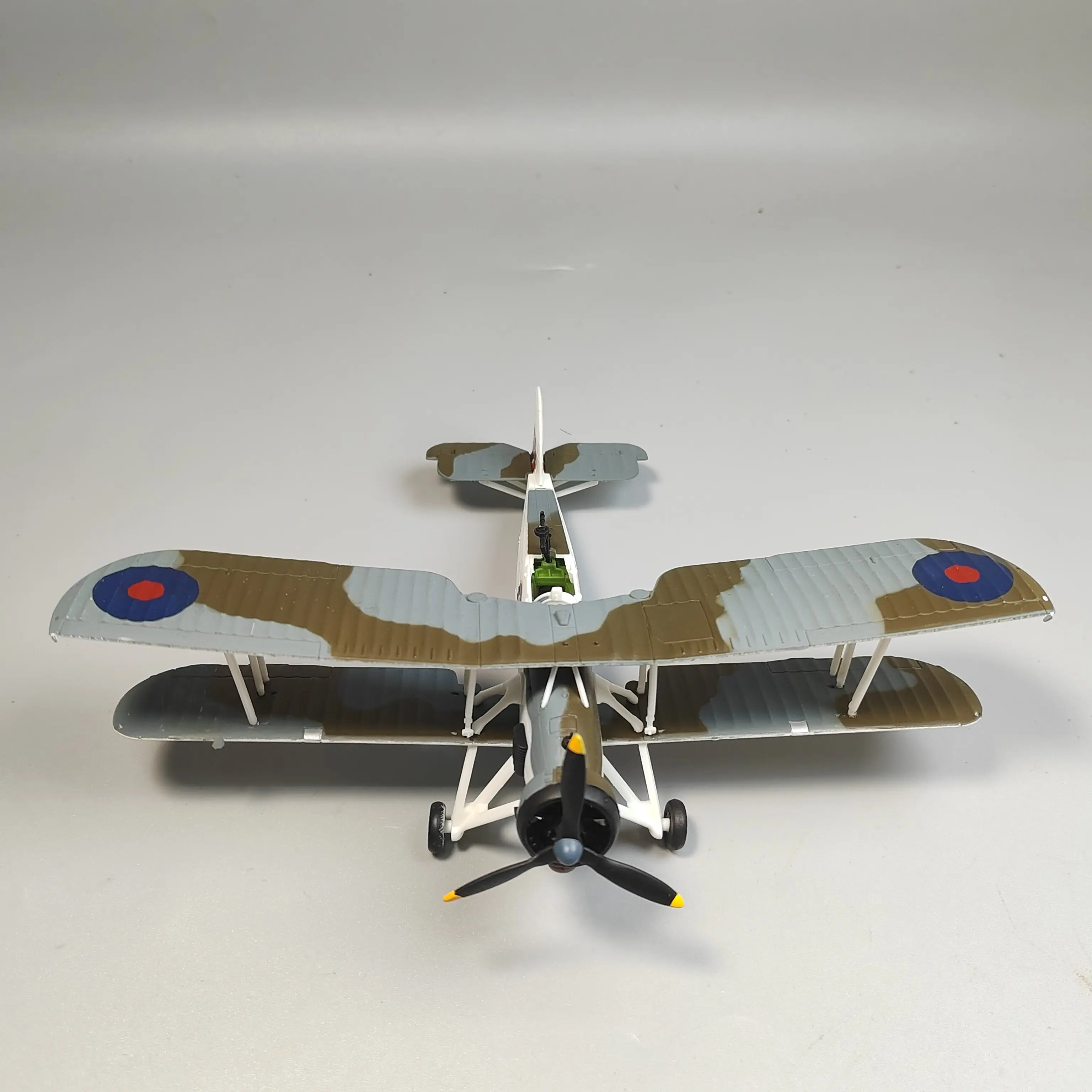 1/72 Scale British L2 Barracuda Torpedo Attack Aircraft Biplane Model Alloy Simulation Collection Item Ornament