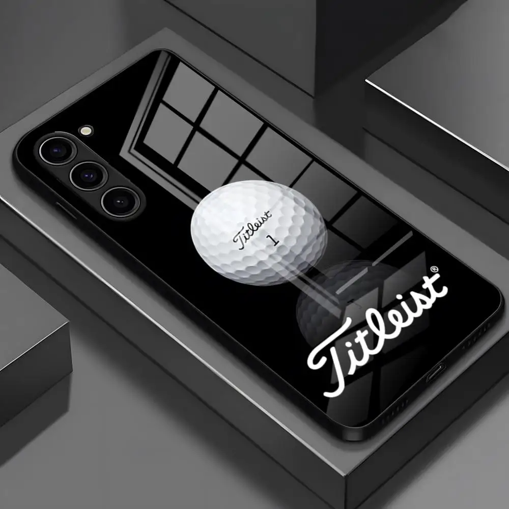 Sport Golf Ball Golf Titleistes Phone Case For Samsung S26 S25 Edge Ultra S23 S22 S21 S20 Ultra Plus S24 Fe A54 A53 A25 Glass C