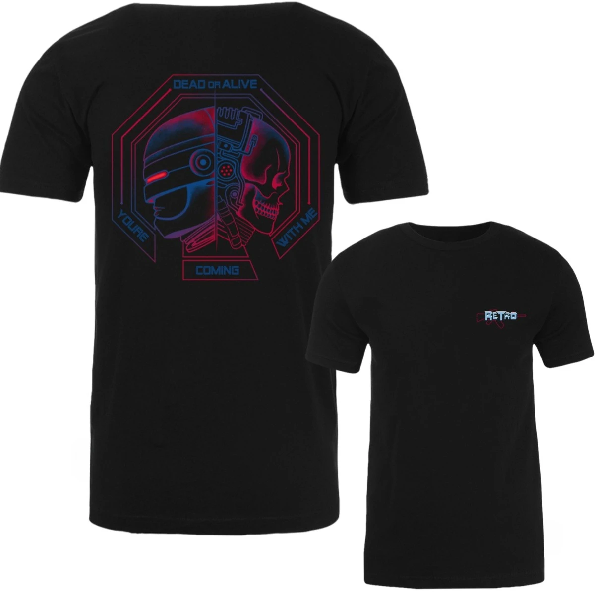Retro Rifle - Men's T-Shirt - Dead or Alive Graphic Printing High-end Luxury Unisex Style Both of Men and Women